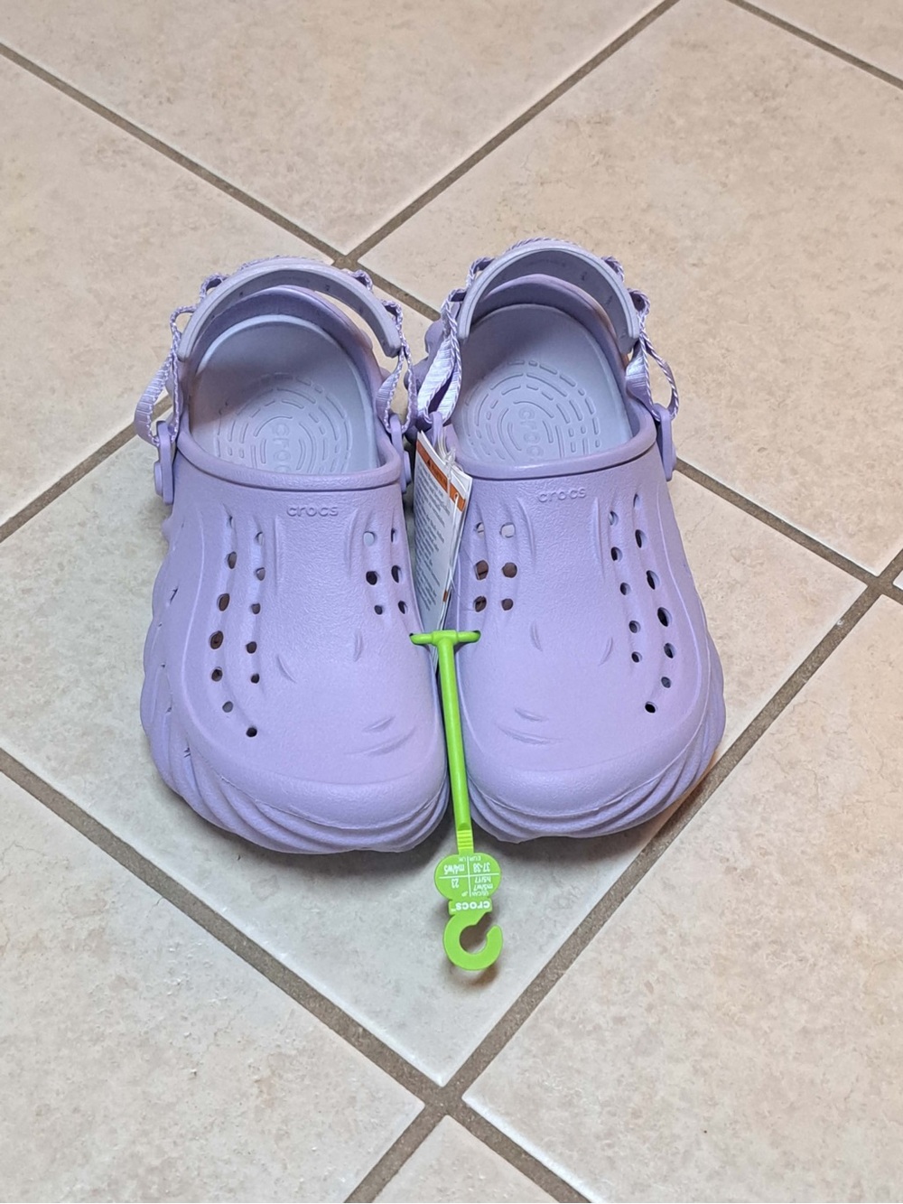 Crocs Echo Clog "Mystic Purple" Unisex Croc - Women's size 7 / Men's 5 - Picture 2 of 8